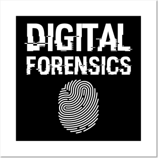 Digital Forensics Hacking Code Hacker Cybersecurity Posters and Art